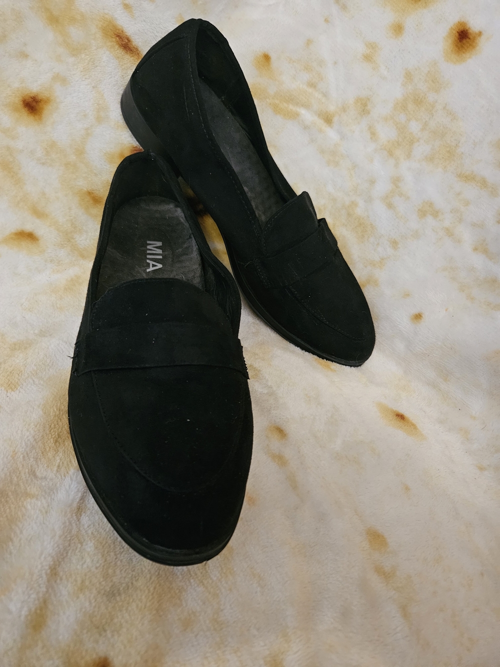 MIA Women's Black Suede Loafers